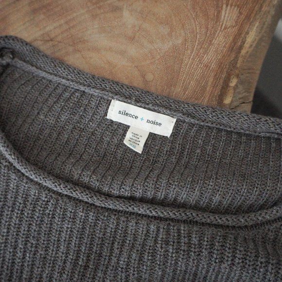 Silence + Noise Asymmetrical Color Block Sweater - Picture 7 of 7